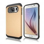 Wholesale Samsung Galaxy S6 Slim Fit Armor Hybrid Case (Champagne Gold)